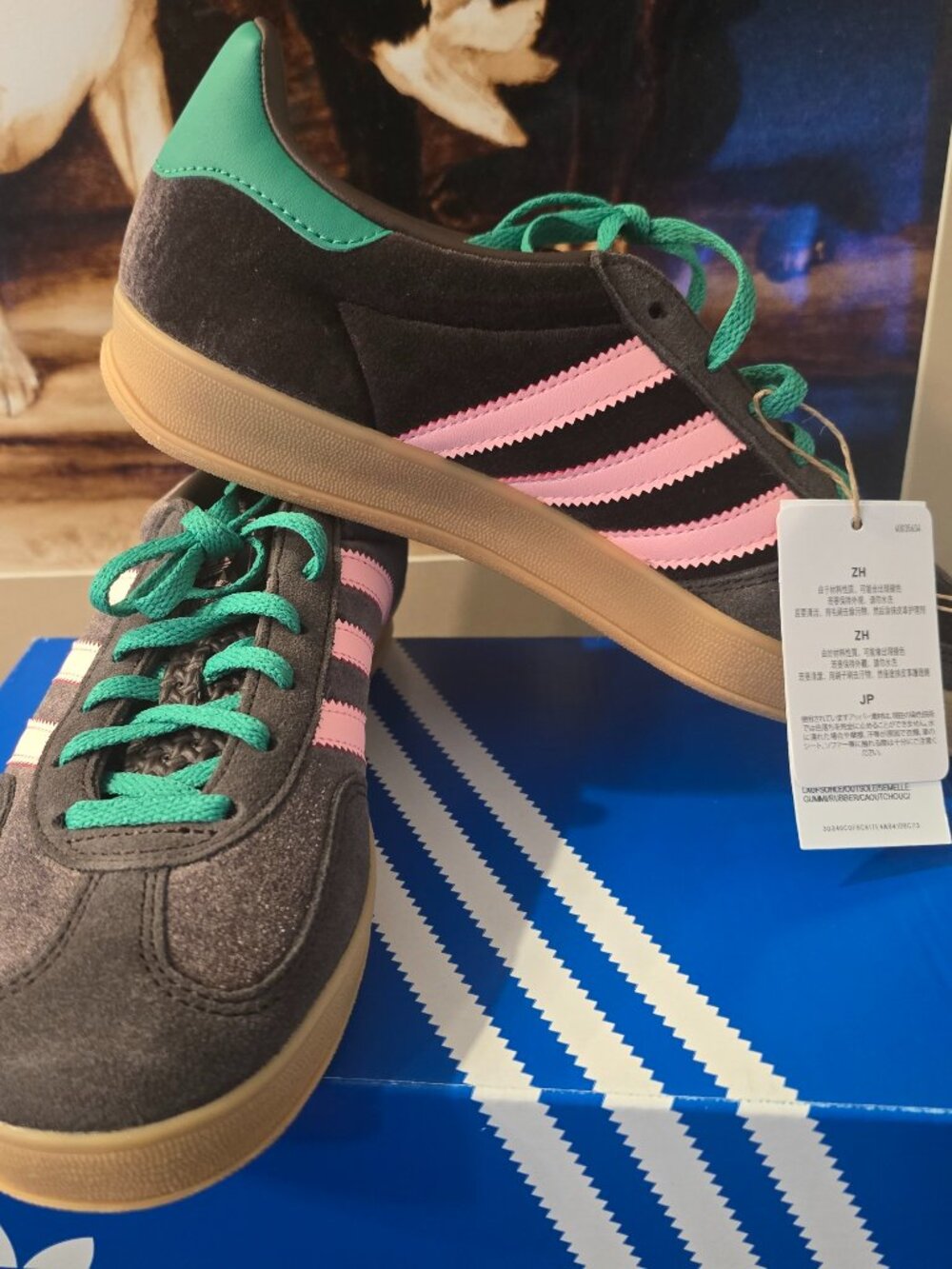 Adidas Women's Size 7 US Gazelle Indoor Shoes 'Dark Brown' JI2714 NEW WITH BOX